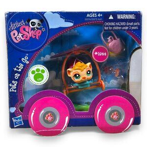 Hasbro Littlest Pet Shop #1844 Guinea Pig Pets On The Go COMPLETE LPS 2010